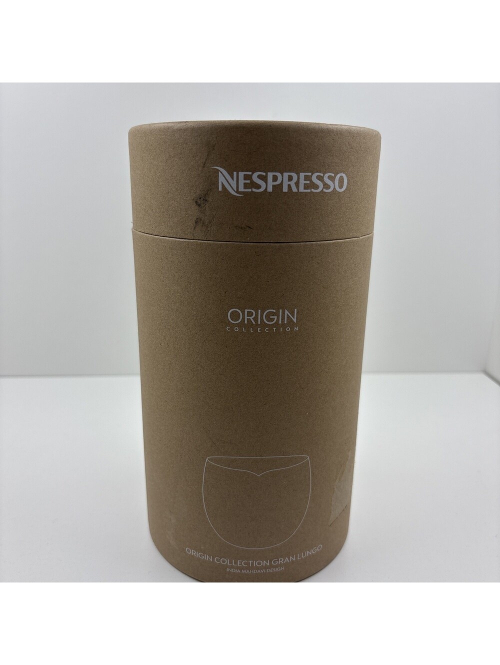 Nespresso Origin Collection Gran Lungo Set Of 2 Porcelain Cups Brand New Boxed